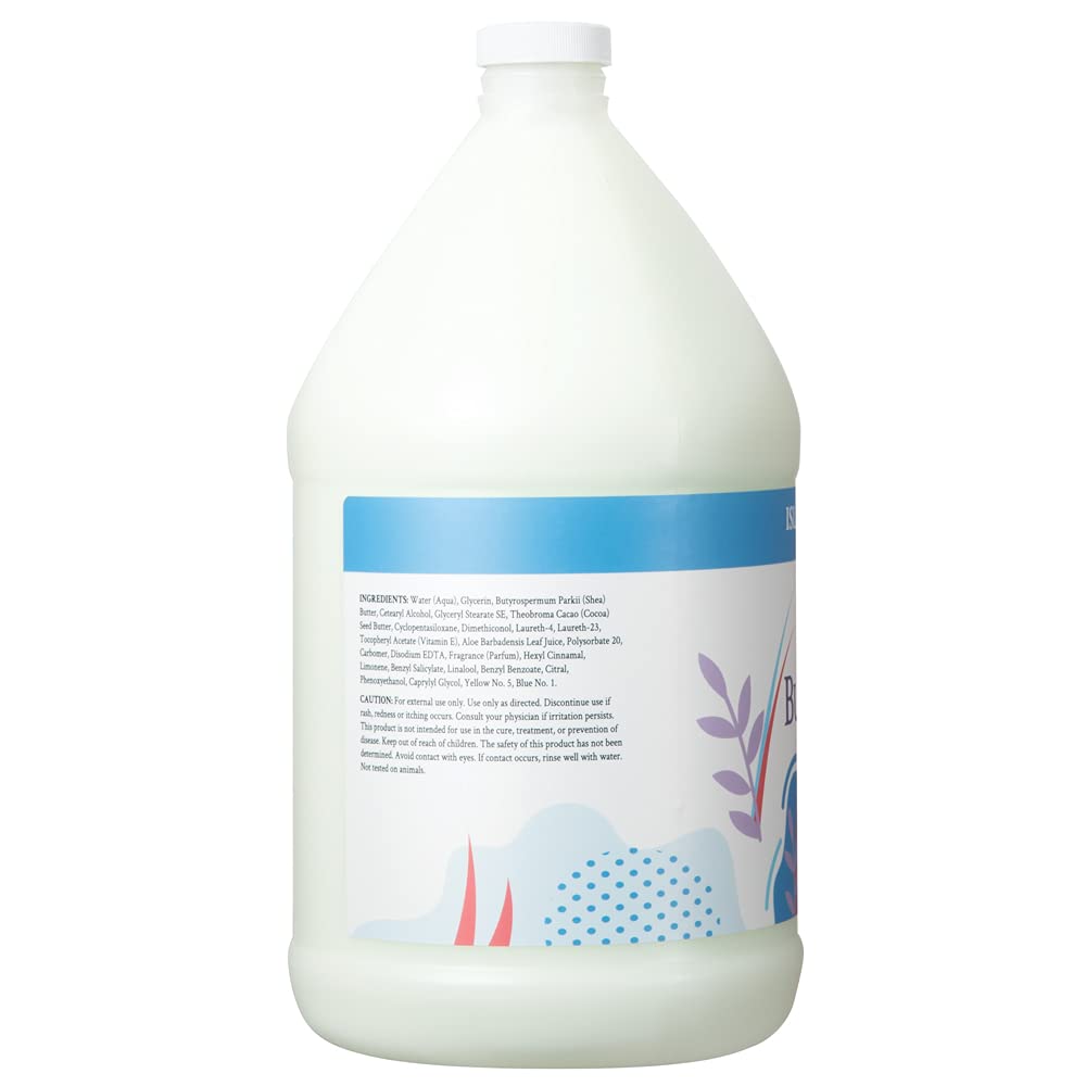 Ginger Lily Farms creamy butter lotion texture close-up for rich hydration