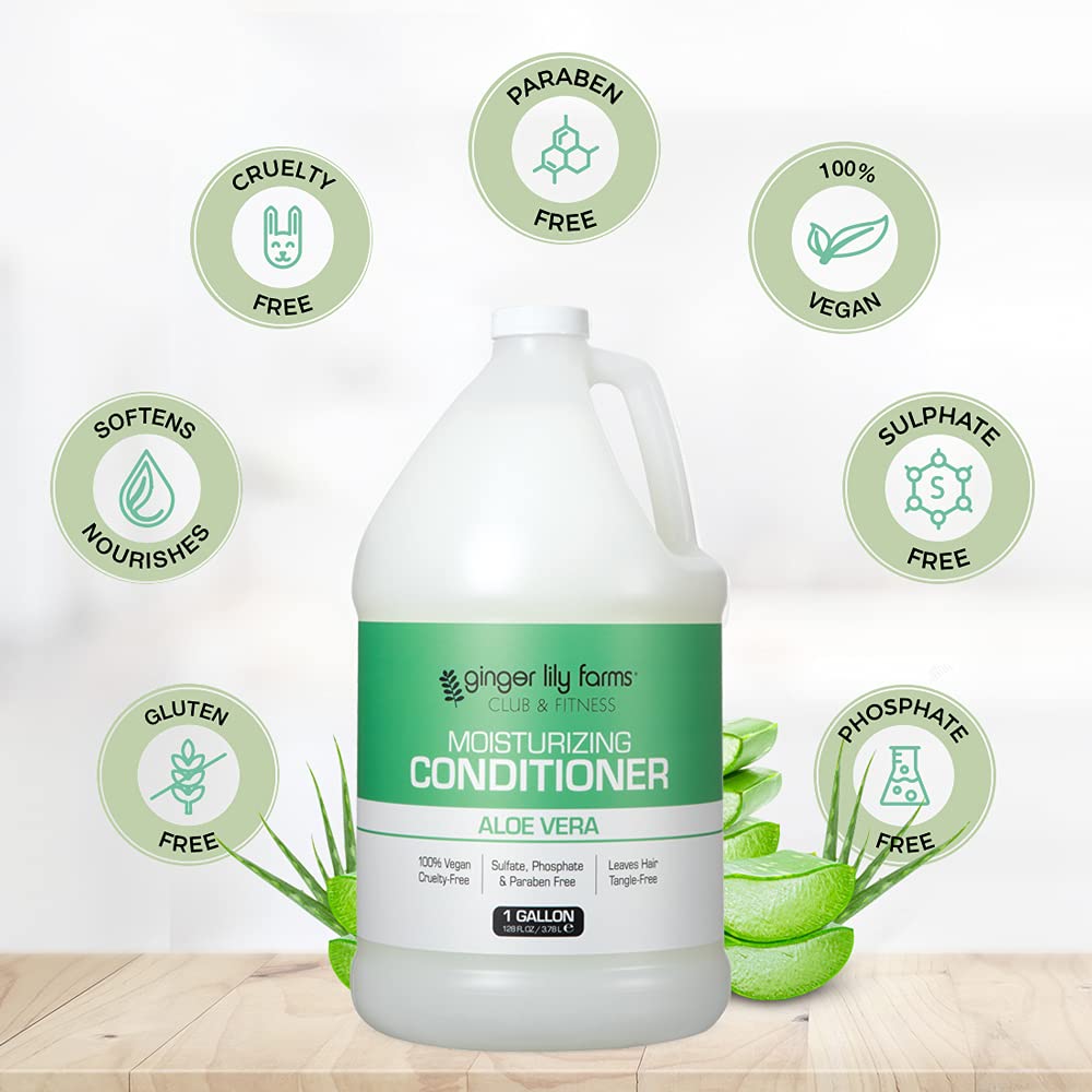 Ginger Lily Farms refilling a wall dispenser illustrating commercial convenience