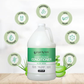 Ginger Lily Farms refilling a wall dispenser illustrating commercial convenience