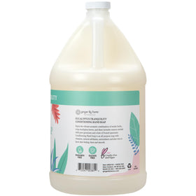 Ginger Lily Farms creamy lather texture demonstrating rich foam and hydration