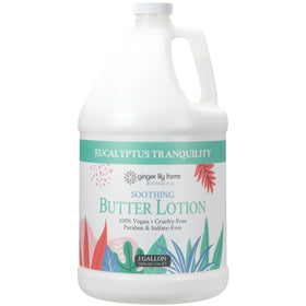 Ginger Lily Farms gallon container front view showing product and easy refill