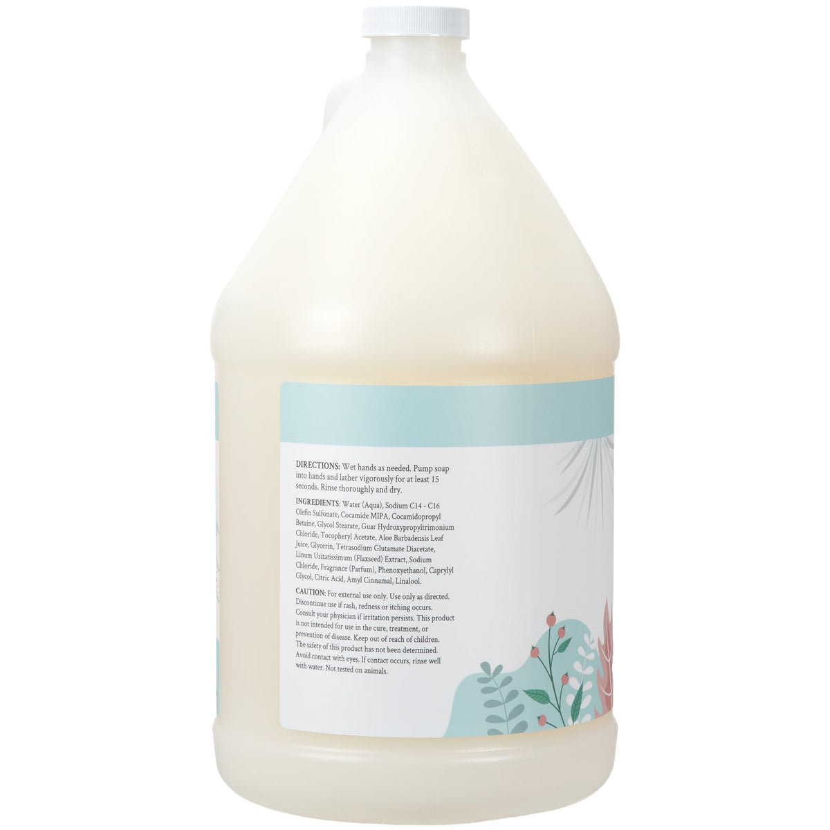 Ginger Lily Farms creamy lather close-up, rich foam hydrates skin