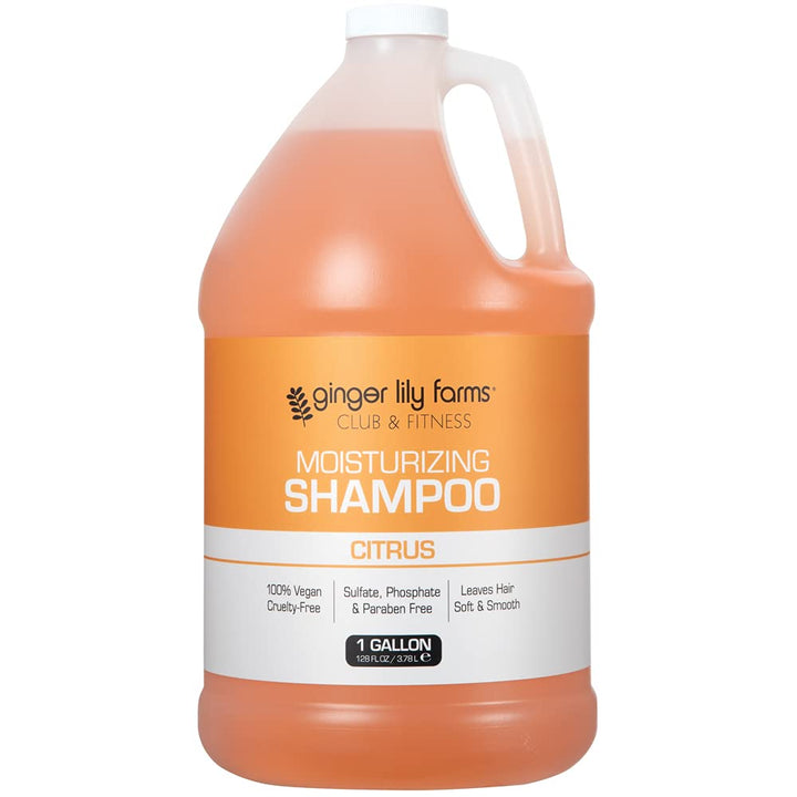 Ginger Lily Farms front view of 1 gallon bottle showing packaging and volume benefit