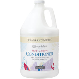 Ginger Lily Farms gallon bottle front view showing label and refill benefit