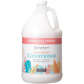Ginger Lily Farms front view of gallon bottle showing product and refill benefit