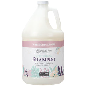 Ginger Lily Farms front gallon label showing product name and scent for clear identification