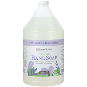 Ginger Lily Farms front label on gallon showing product name and scent benefit