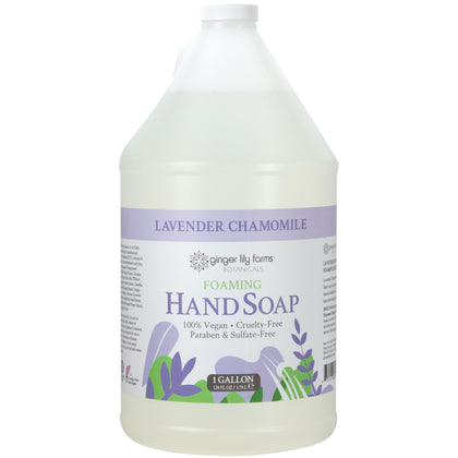 Ginger Lily Farms front label on gallon showing product name and scent benefit