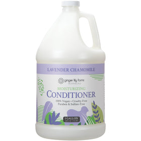 Ginger Lily Farms gallon front label showing product and scent benefits