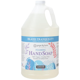 Ginger Lily Farms gallon bottle front label showing product name and scent for clear identification