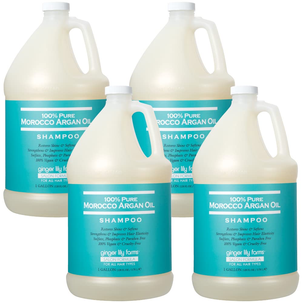 Ginger Lily Farms gallon front label showing product name and benefits