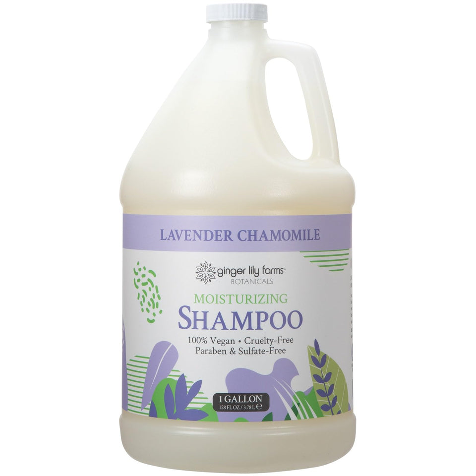 Ginger Lily Farms front label on gallon showing product name and scent benefits