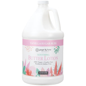 Ginger Lily Farms gallon front label showing product benefits