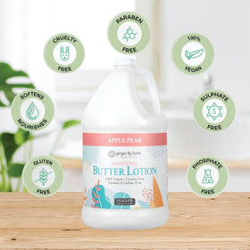 Ginger Lily Farms in-bathroom dispenser illustrating easy use after shower for hydration