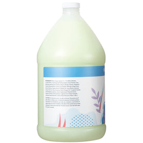 Ginger Lily Farms botanicals with aloe and lemongrass highlighting natural ingredients