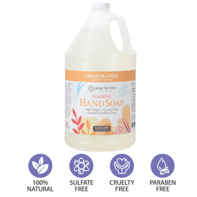Ginger Lily Farms ingredient label detail highlighting vegan and toxin-free formulation