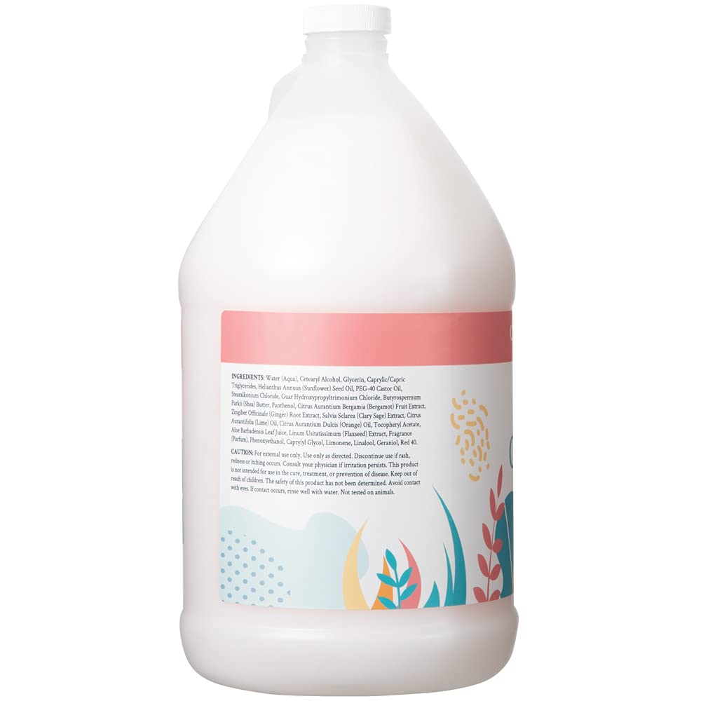 Ginger Lily Farms label close-up highlighting vegan PETA-certified benefit