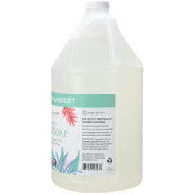 Ginger Lily Farms label close-up highlighting ingredients and vegan certification