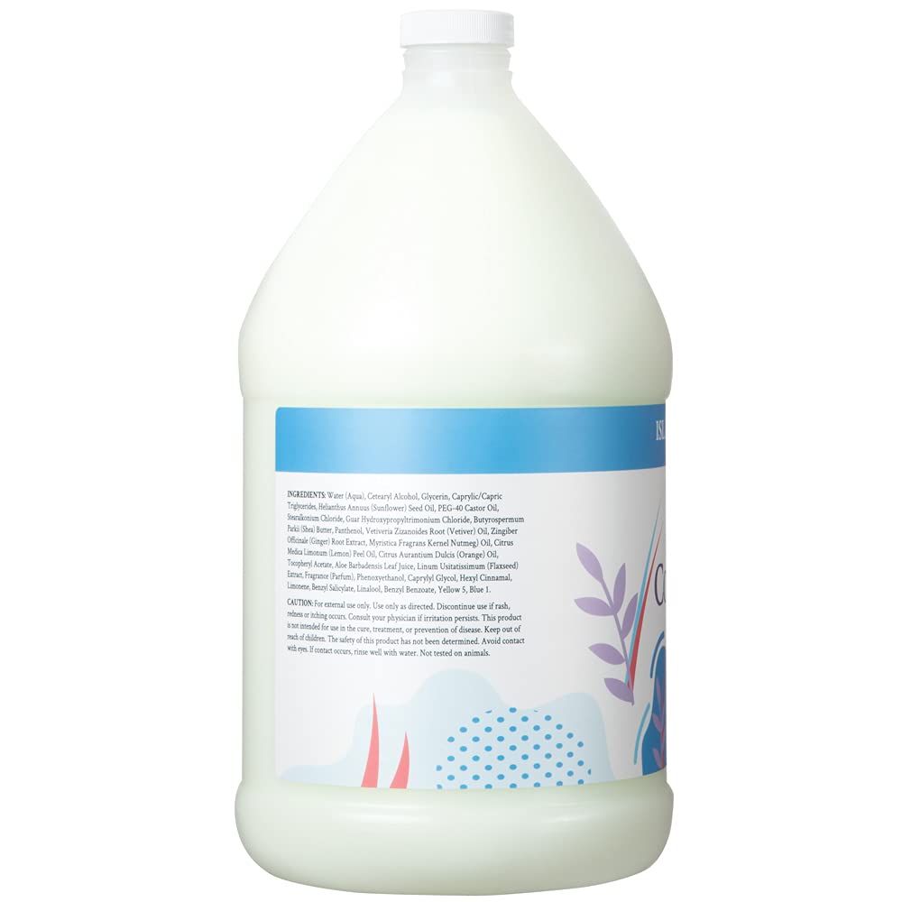 Ginger Lily Farms label with ingredients list and clean-formula benefit