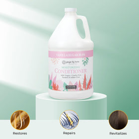 Ginger Lily Farms ingredient label close-up highlighting botanicals and vegan promise