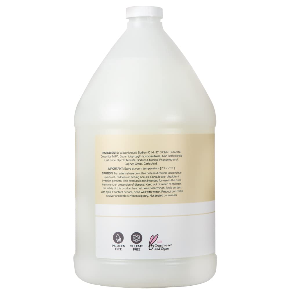 Ginger Lily Farms creamy lather close-up demonstrating gentle hydration