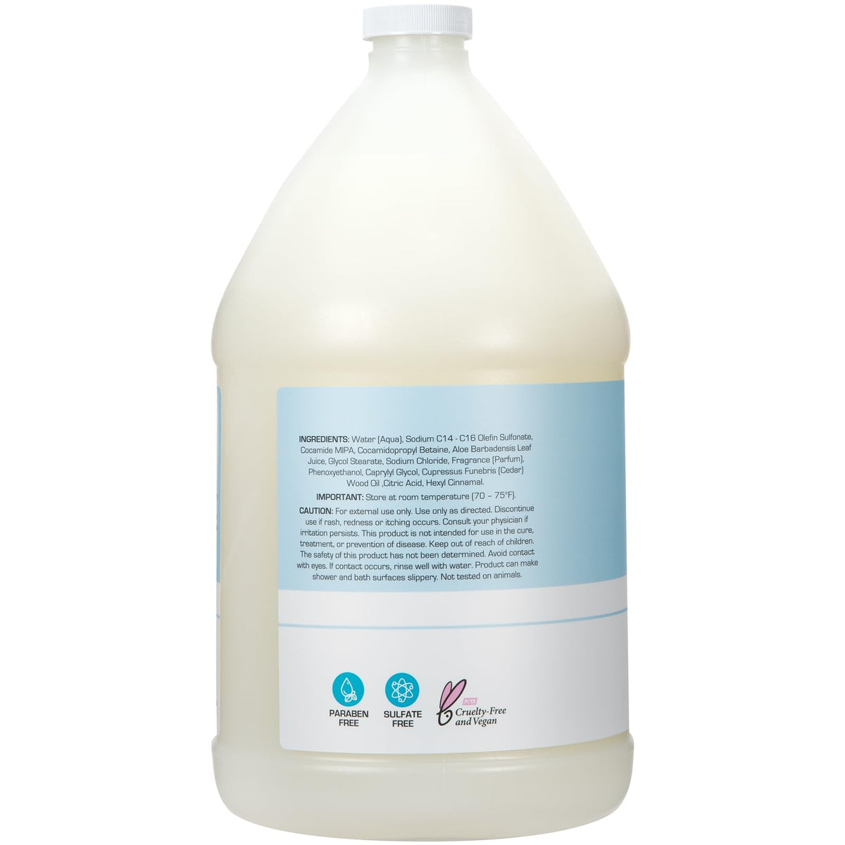Ginger Lily Farms rich creamy lather close-up demonstrating moisturizing foam benefit