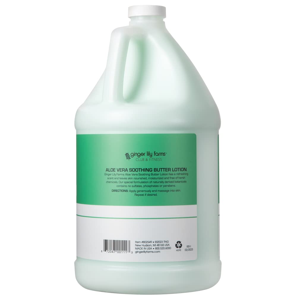 Ginger Lily Farms lotion pouring from container highlighting smooth, fast-absorbing texture