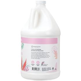 Ginger Lily Farms lotion being dispensed from a pump for easy refills