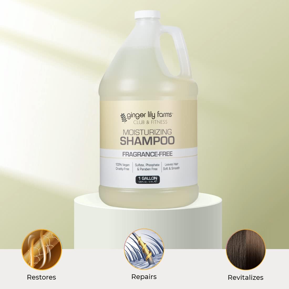 Ginger Lily Farms four-gallon pack boxed to reduce plastic and refill often