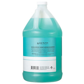 Ginger Lily Farms pouring refill into a dispenser for easy savings