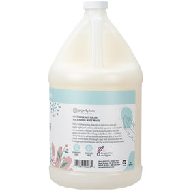 Ginger Lily Farms close-up of pour spout illustrating controlled, mess-free refilling
