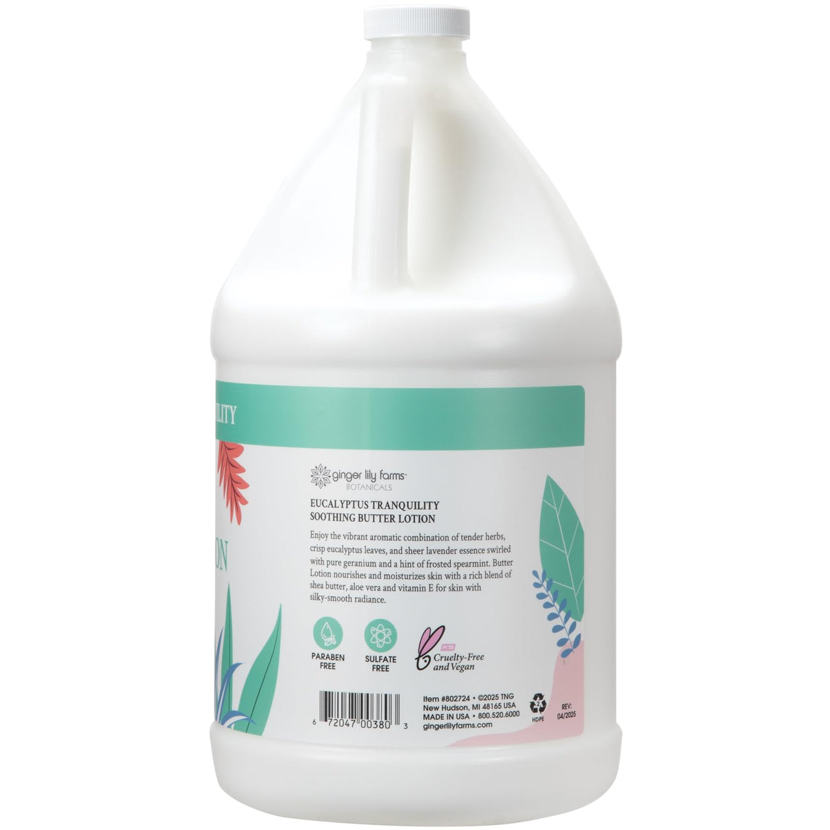 Ginger Lily Farms pouring refill into dispenser for efficient bulk use