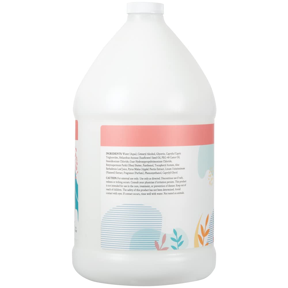 Ginger Lily Farms conditioner pour showing creamy texture and easy application