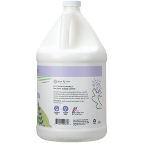 Ginger Lily Farms lotion pouring into dispenser demonstrating easy refill use