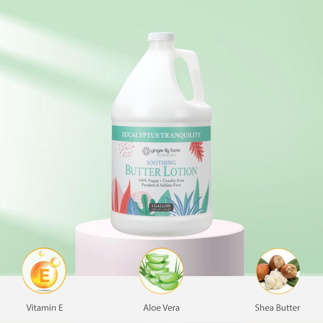 Ginger Lily Farms refill being used at a pump station in a gym setting