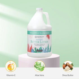 Ginger Lily Farms refill being used at a pump station in a gym setting