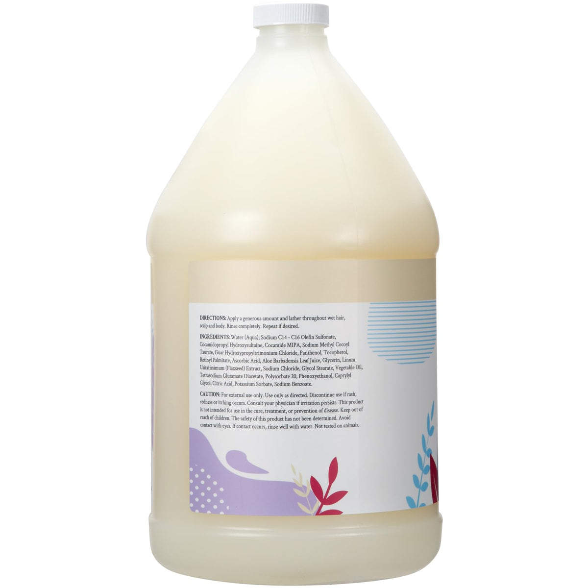 Ginger Lily Farms being poured into a pump dispenser for easy daily use and waste reduction