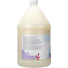 Ginger Lily Farms being poured into a pump dispenser for easy daily use and waste reduction