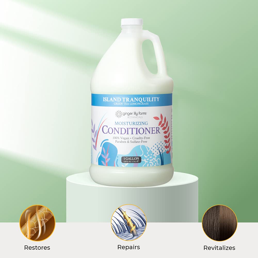 Ginger Lily Farms pouring refill into dispenser for cost-saving and reduced waste