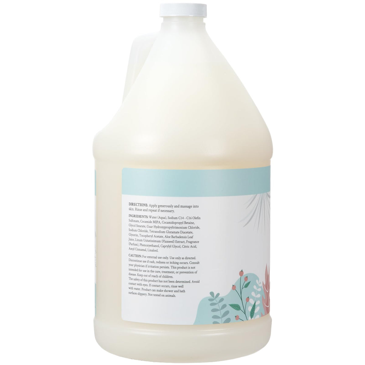 Ginger Lily Farms creamy rich lather on hand delivering gentle cleansing benefit