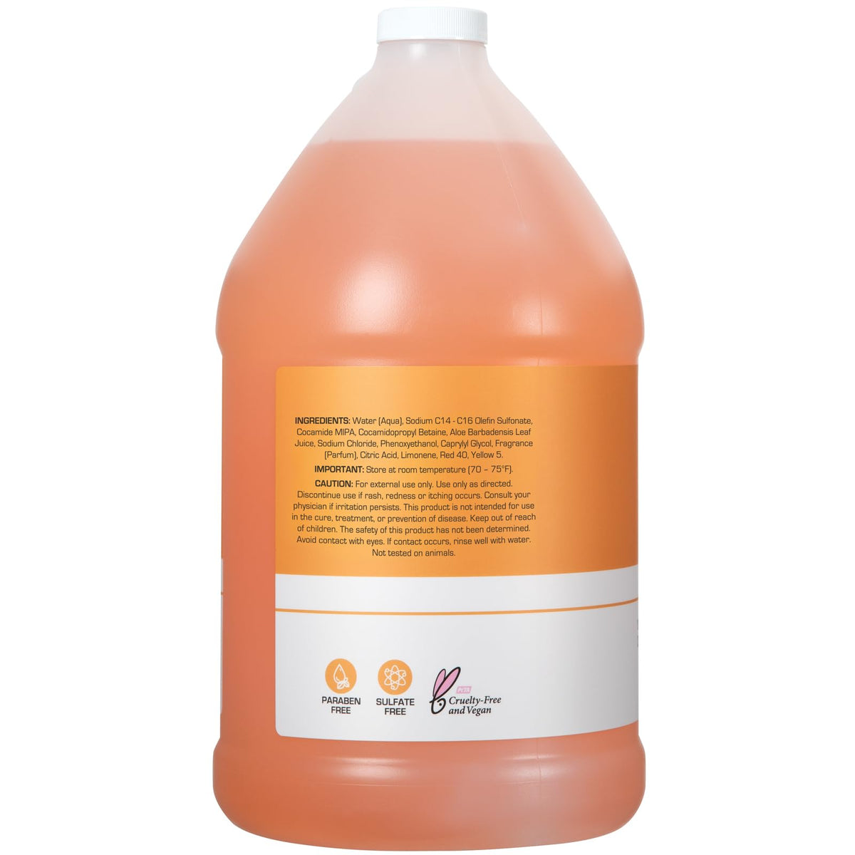 Ginger Lily Farms shampoo lather in hand illustrating gentle hydration