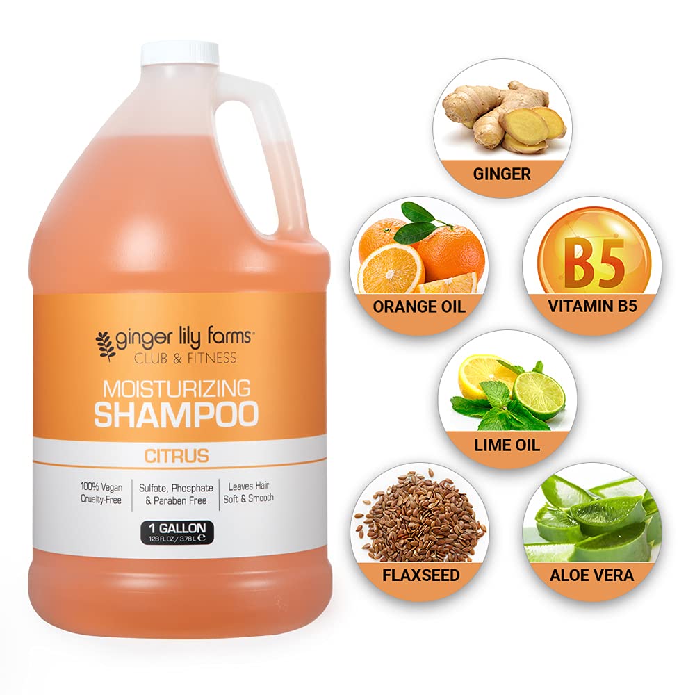 Ginger Lily Farms refill being added to wall dispenser in shower