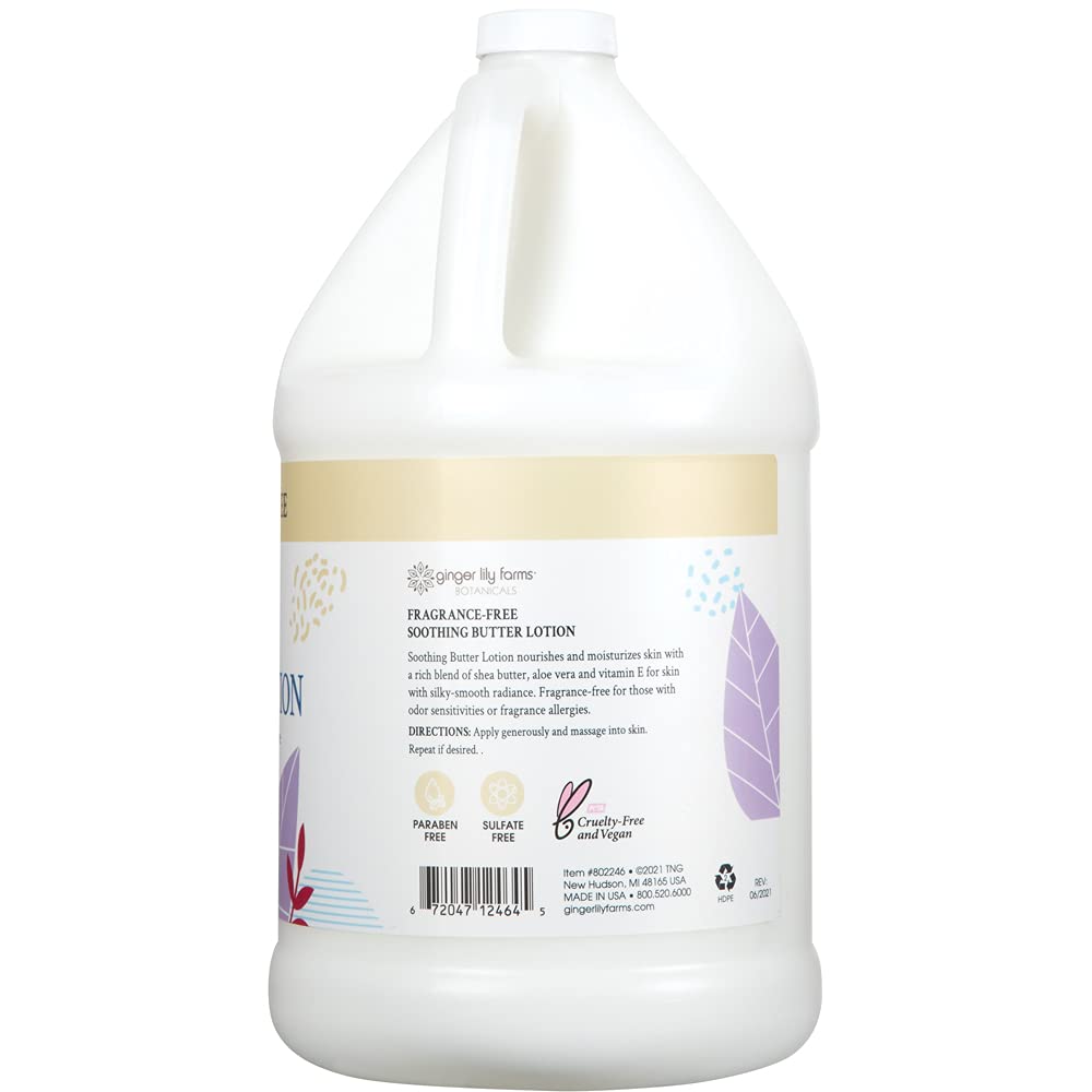 Ginger Lily Farms lotion texture closeup illustrating lightweight absorbency