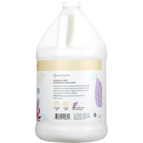 Ginger Lily Farms lotion texture closeup illustrating lightweight absorbency