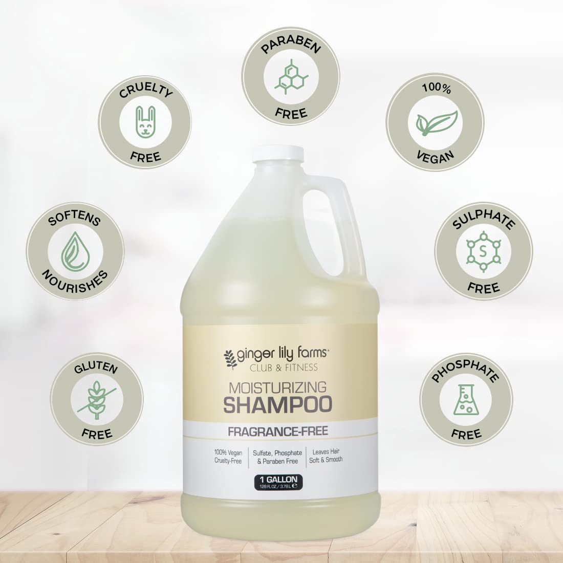 Ginger Lily Farms shampoo lather close-up showing moisturizing texture benefit