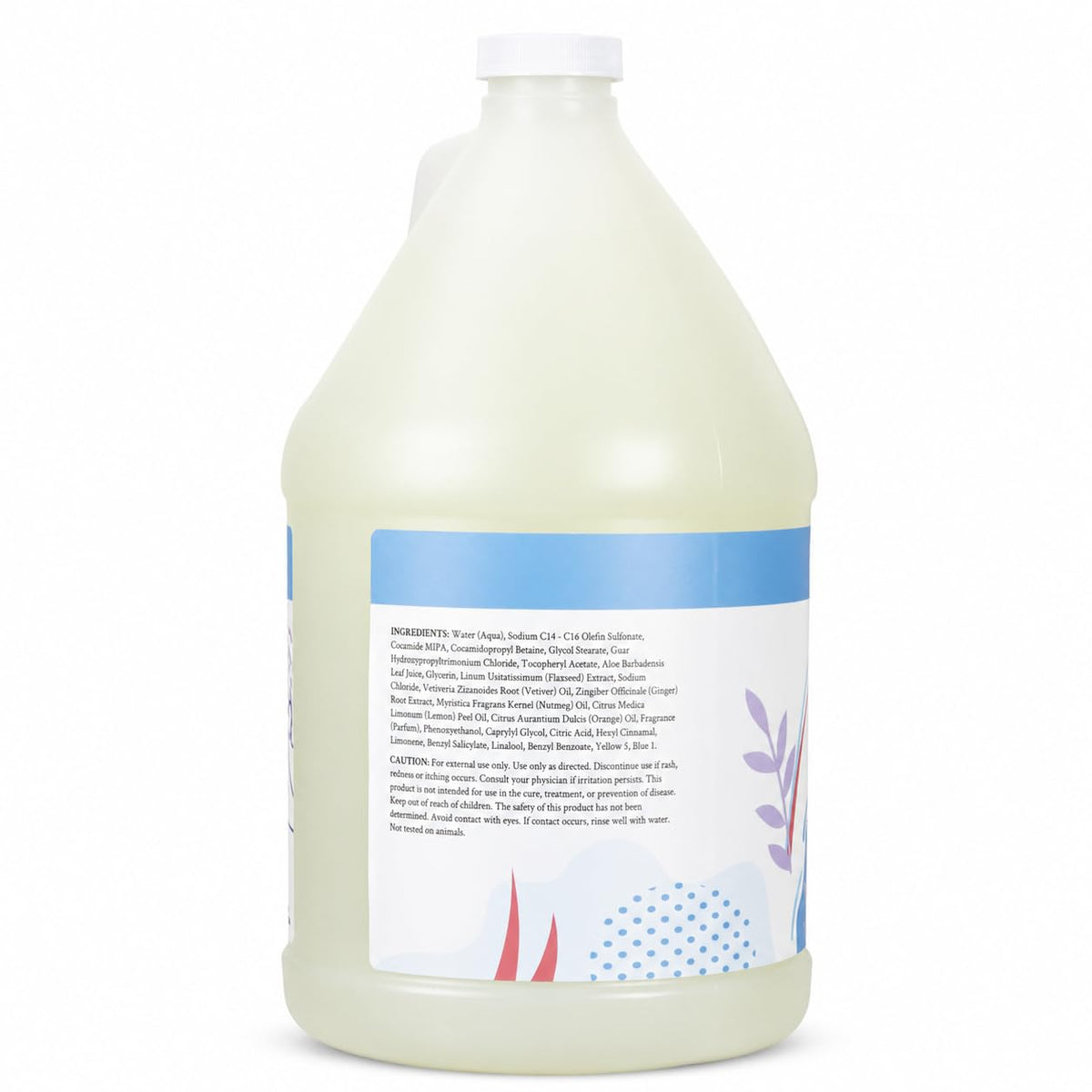 Ginger Lily Farms texture close-up showing creamy lather and moisturizing feel
