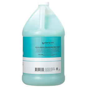 Ginger Lily Farms creamy lather texture demonstrating gentle cleansing benefit