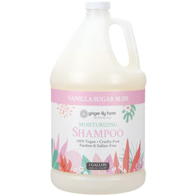 Ginger Lily Farms front packaging showing gallon bottle and brand for professional refill