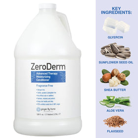 Ginger Lily Farms conditioner applied to hair demonstrating easier detangling benefit