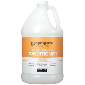Ginger Lily Farms pouring from gallon into dispenser for efficient refills